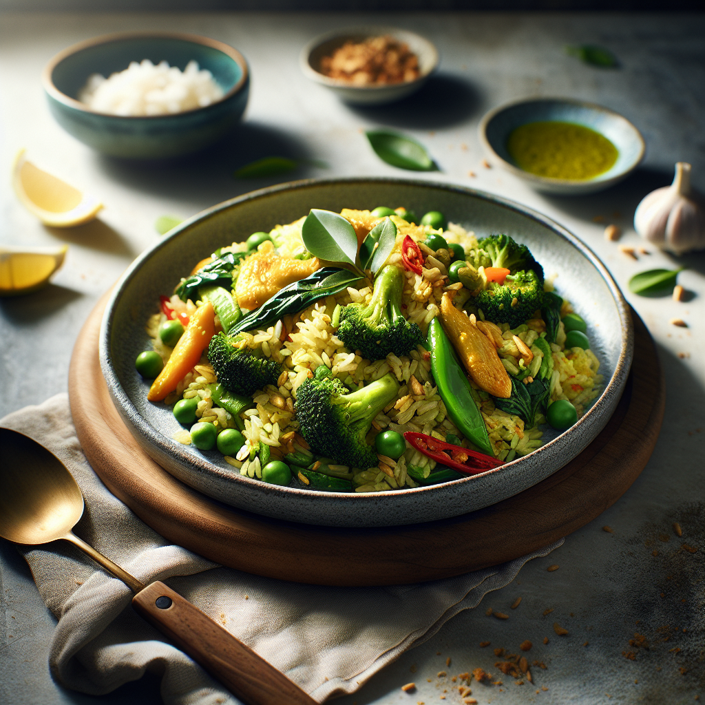 Thai Green Curry Fried Rice