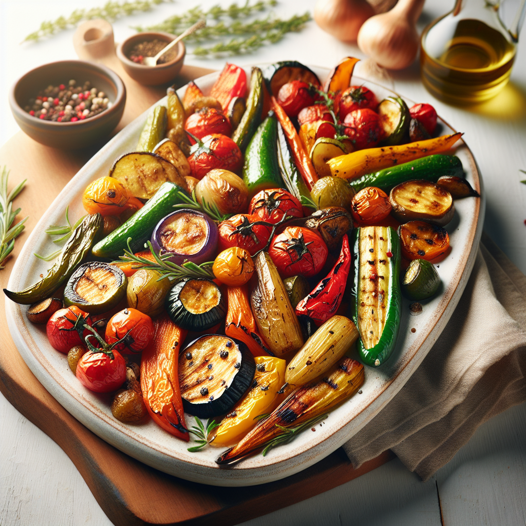 Mediterraan Geroosterd Groentenbord