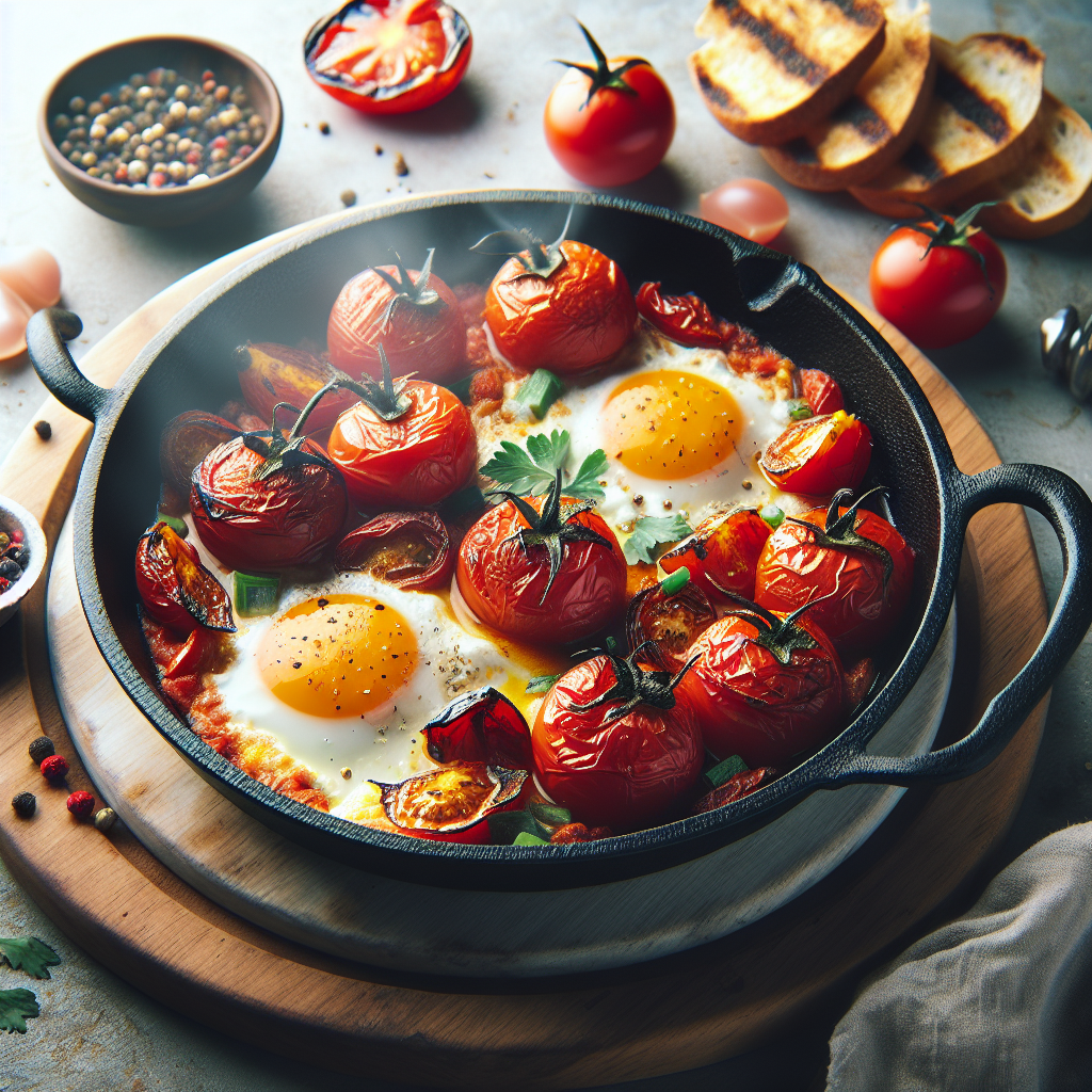 Grilled Shakshuka with Smoky Tomatoes