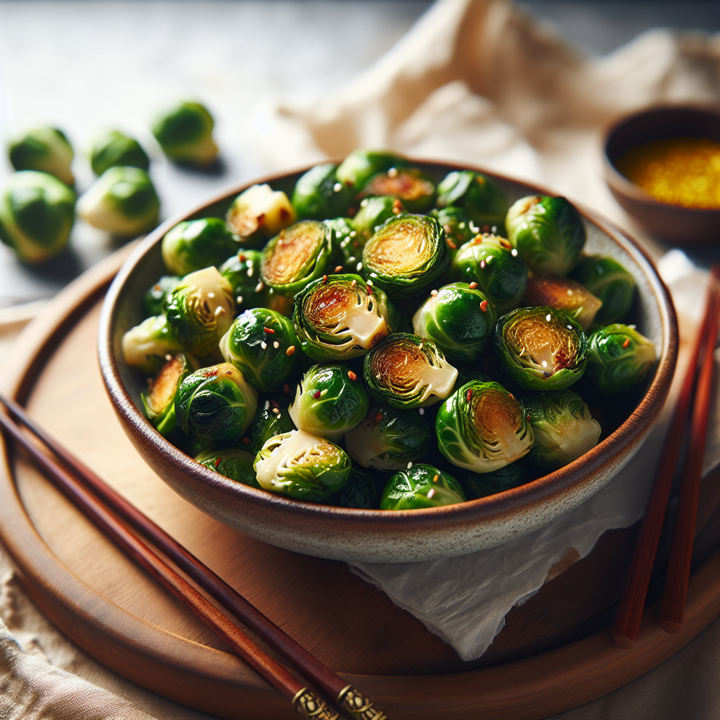 Korean-Style Air Fryer Brussels Sprouts