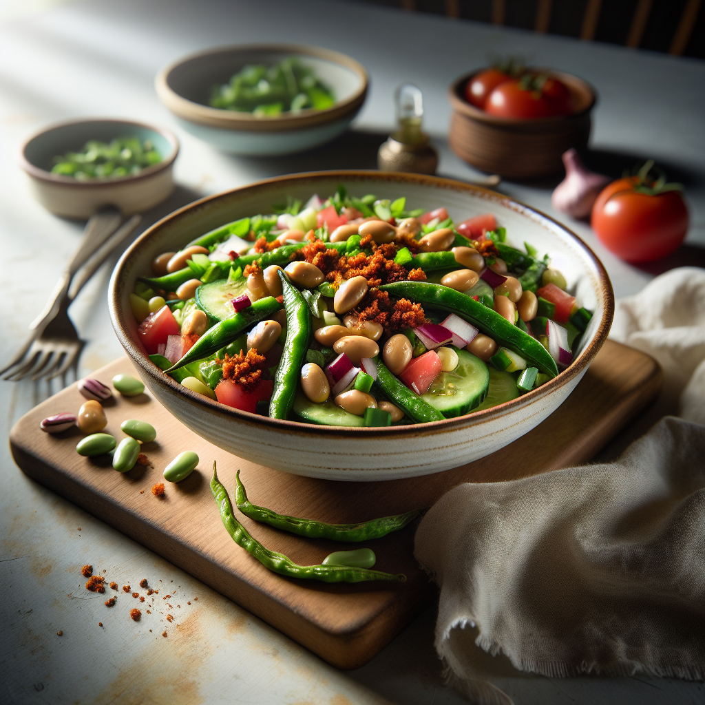 Middle Eastern Fava Bean Fattoush
