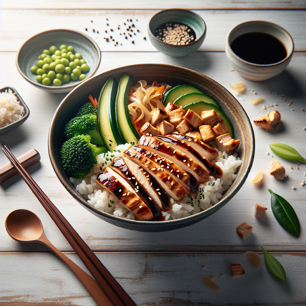 Japanese Chicken Teriyaki Rice Bowl