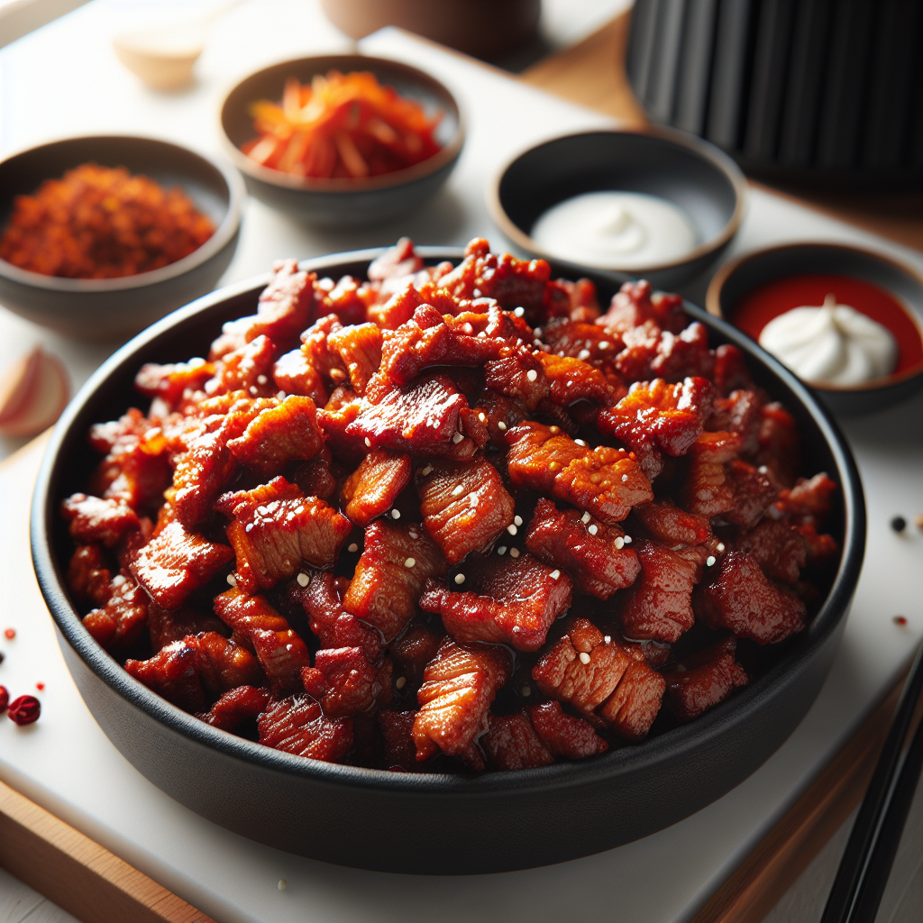 Korean Gochujang Pork Bulgogi Air Fryer