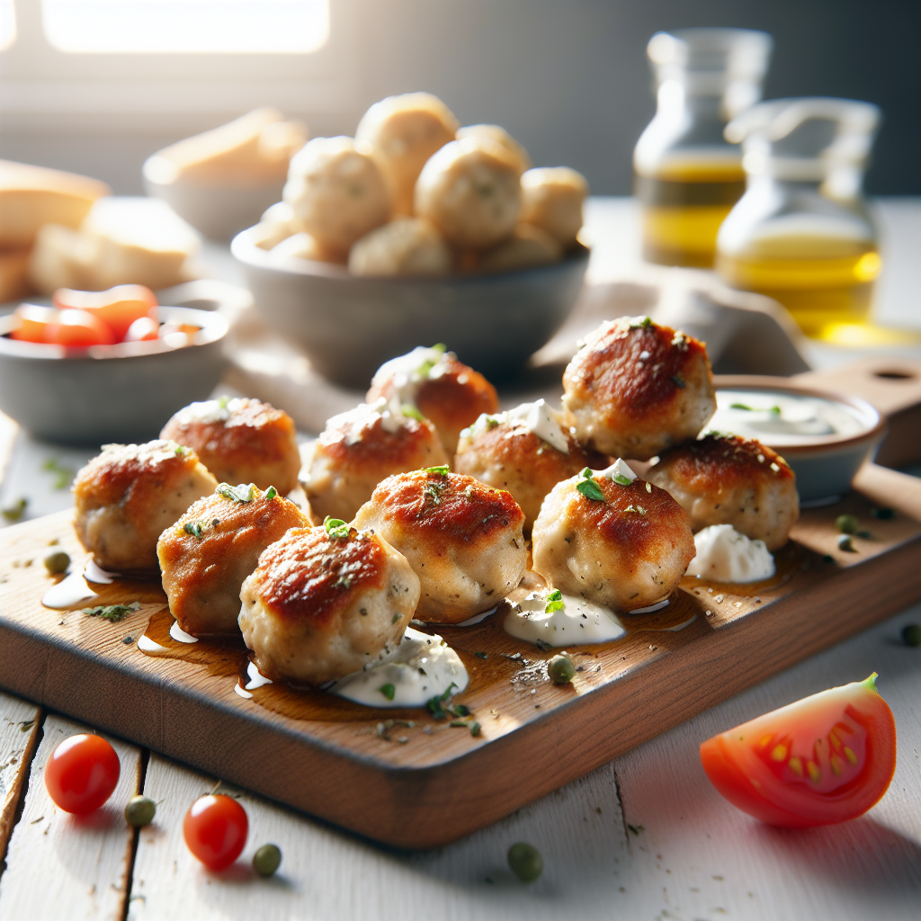 Grekiska Kycklingköttbullar som Förrätt