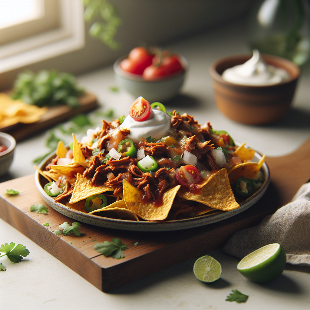 Air Fryer Carnitas Nachos