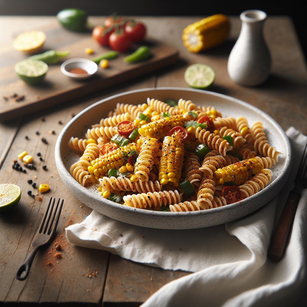 Smoky Mexican Street Corn Pasta Salad
