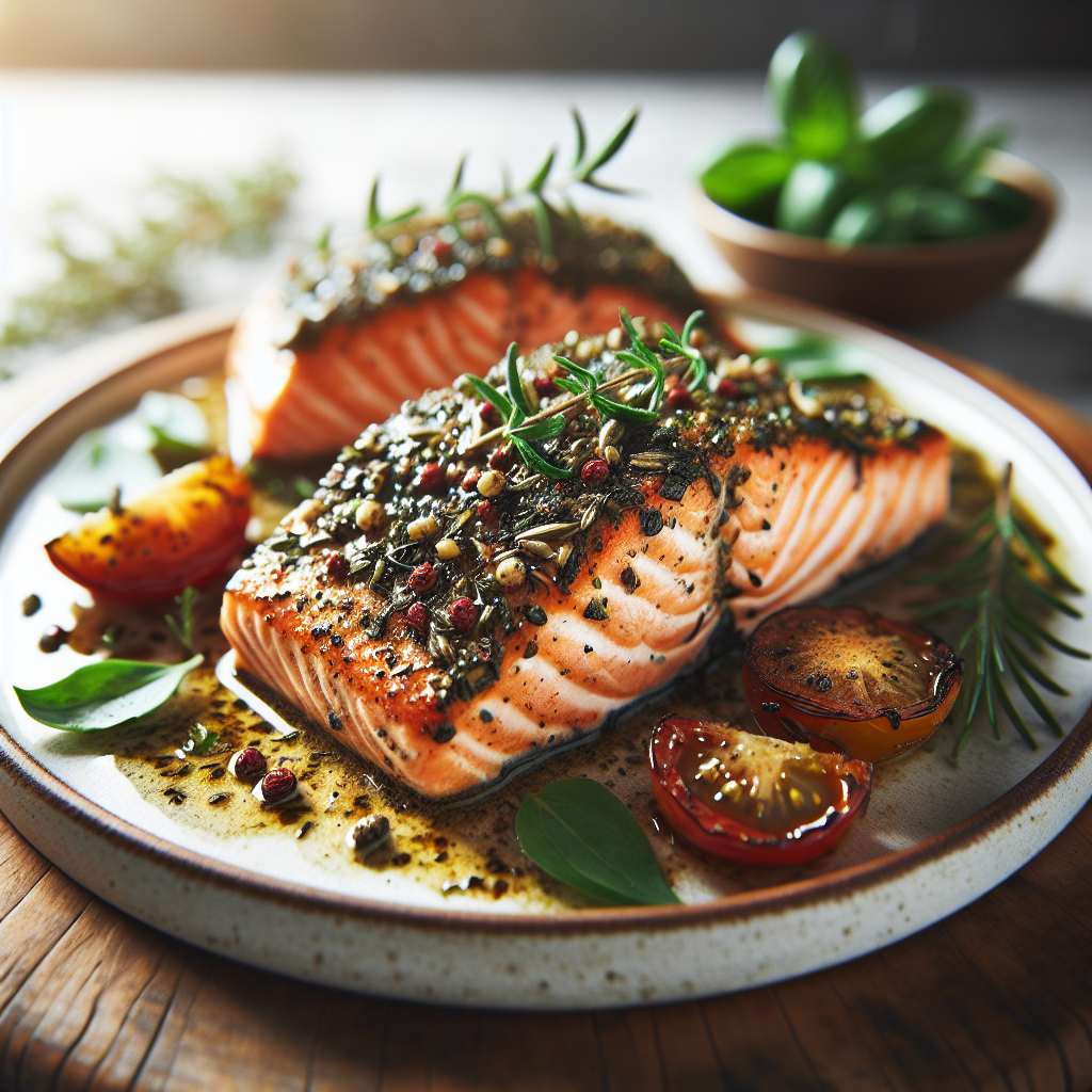 Medelhavs Örtpanerad Lax