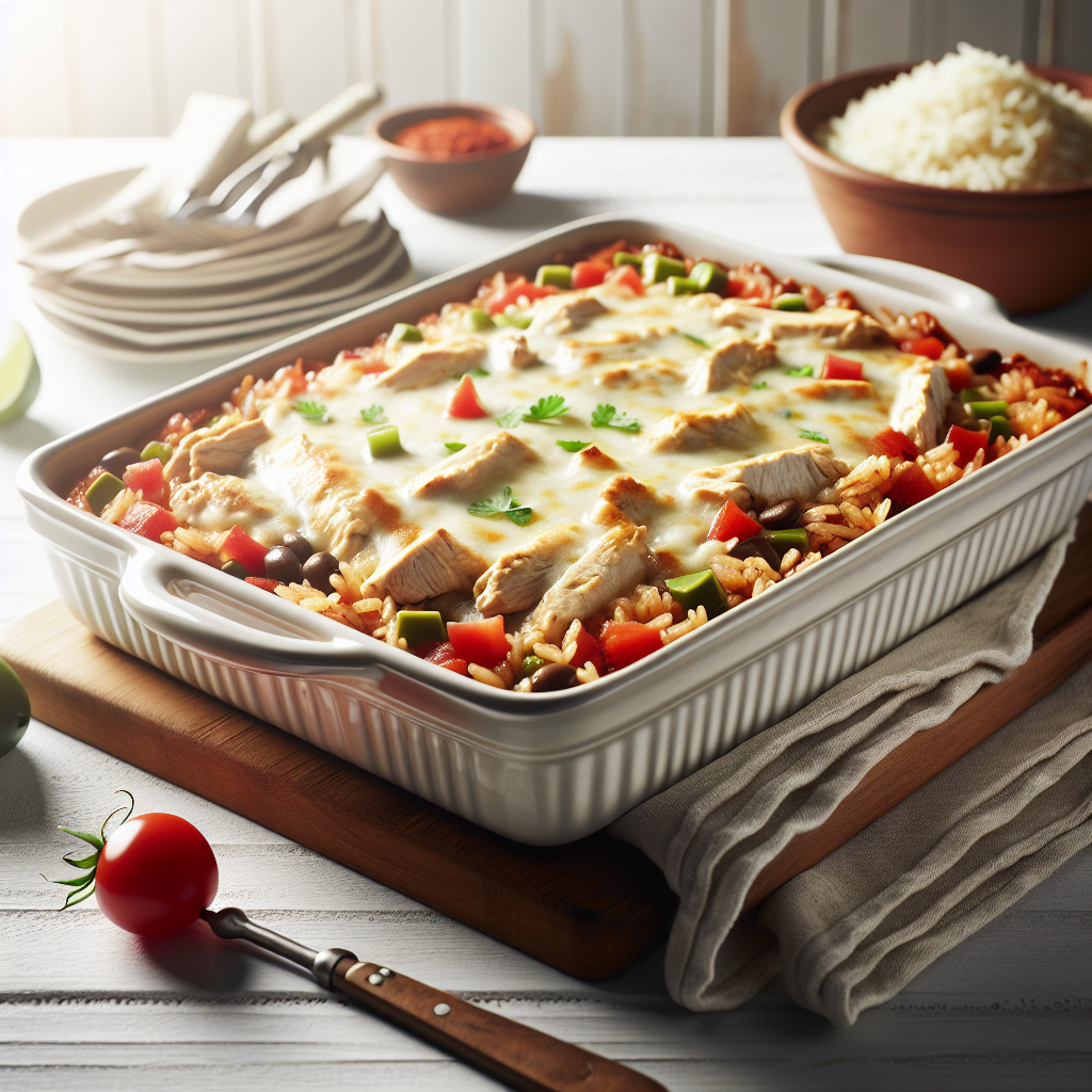 Tex-Mex Kyckling- och Risgryta