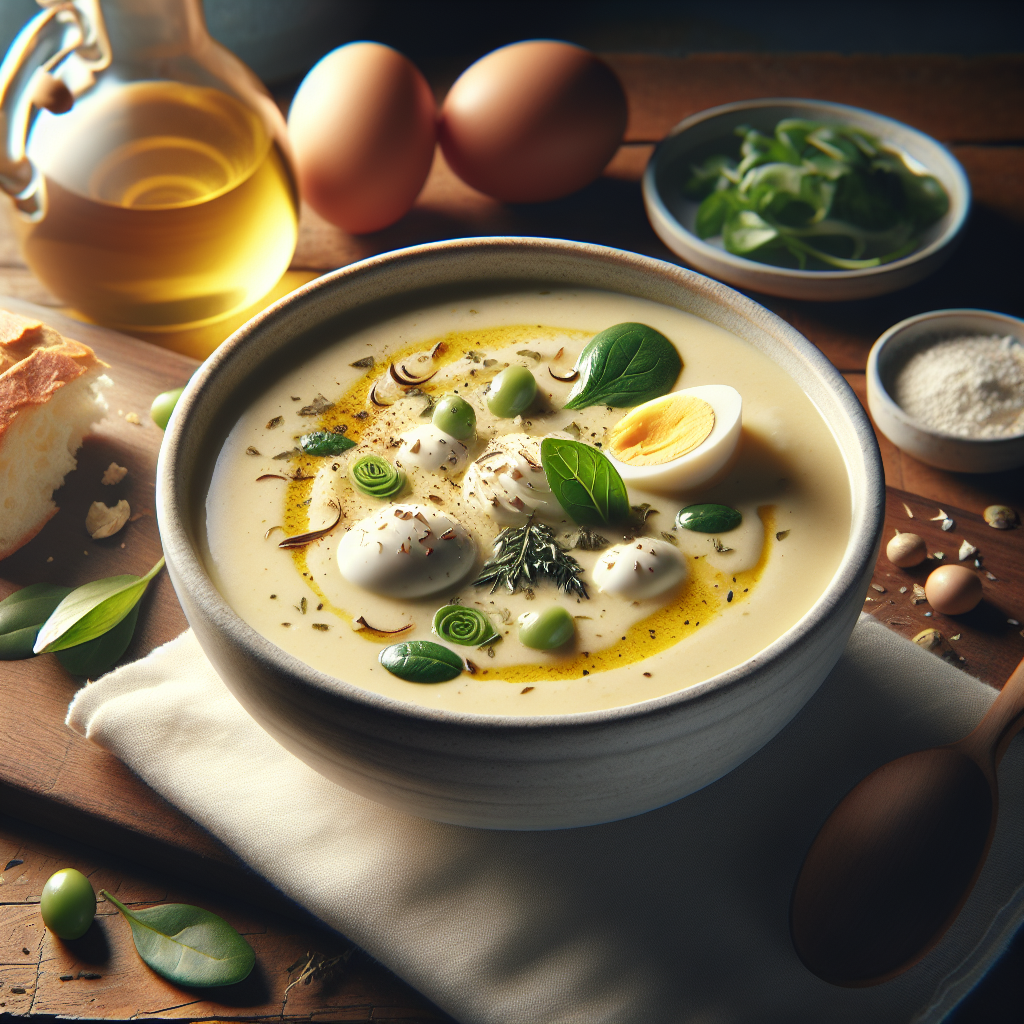 Greek Avgolemono Soup