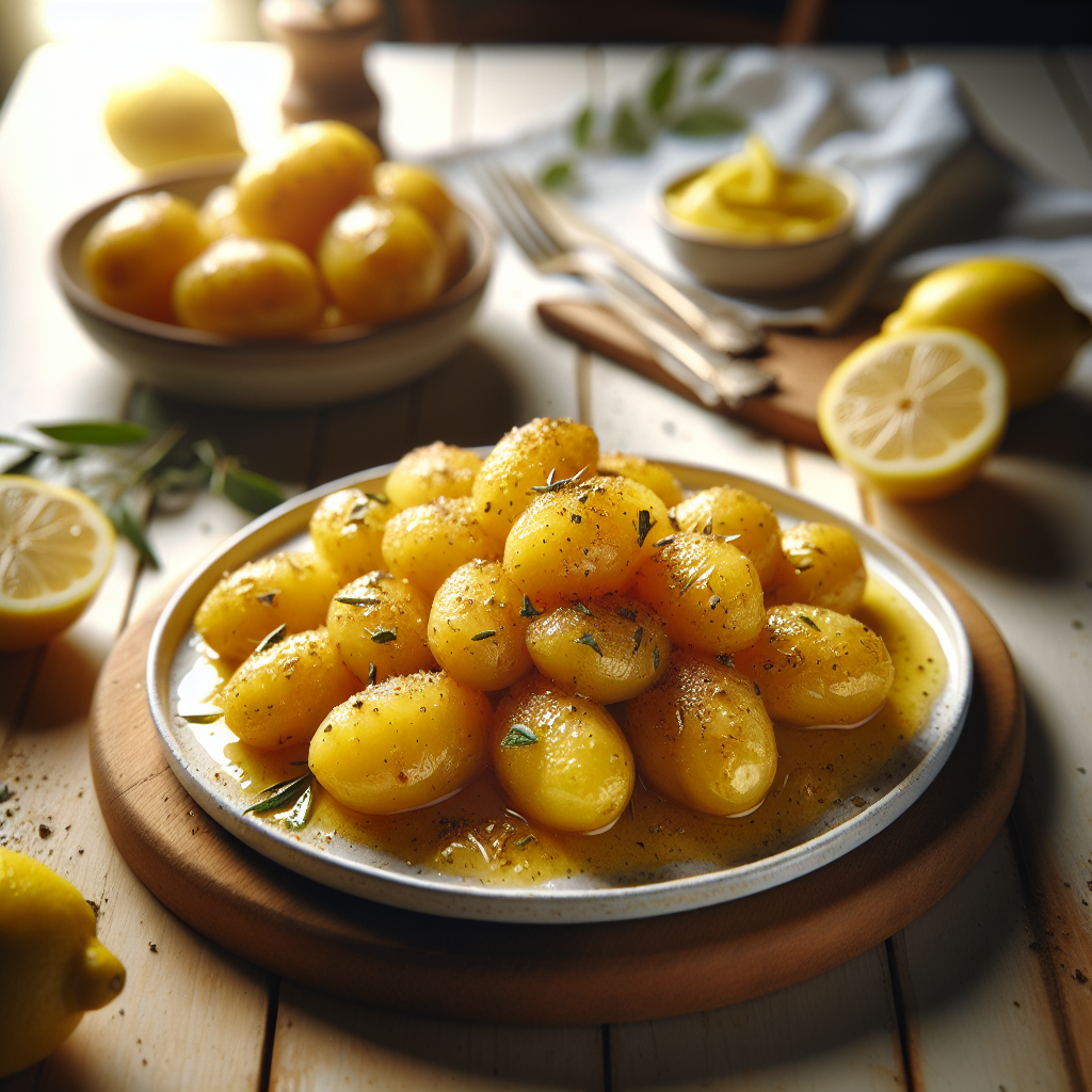 Greek Lemon Potatoes