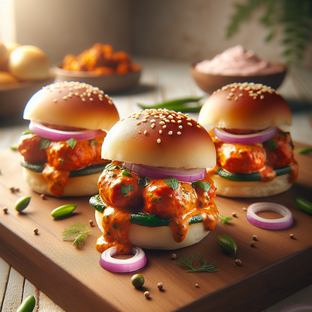 Indian Butter Chicken Sliders