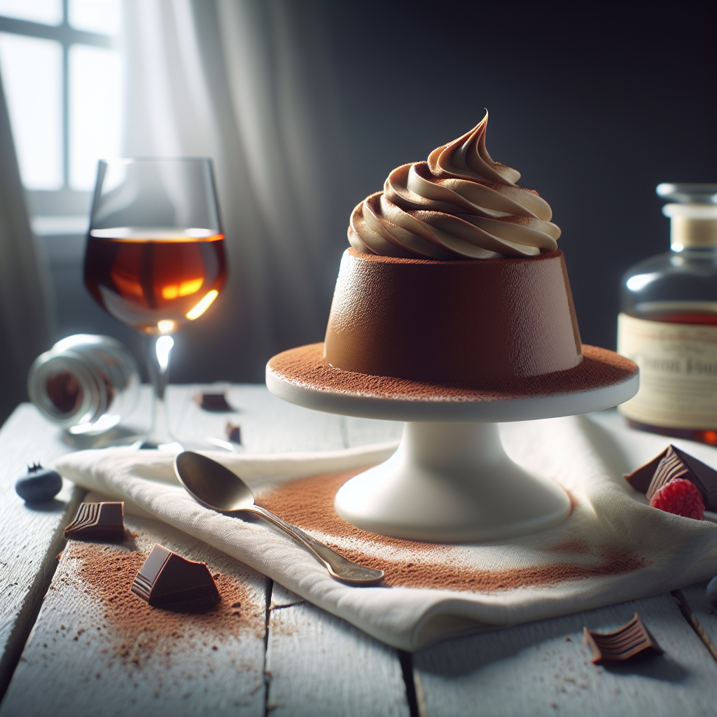 French Chocolate Mousse with Cognac
