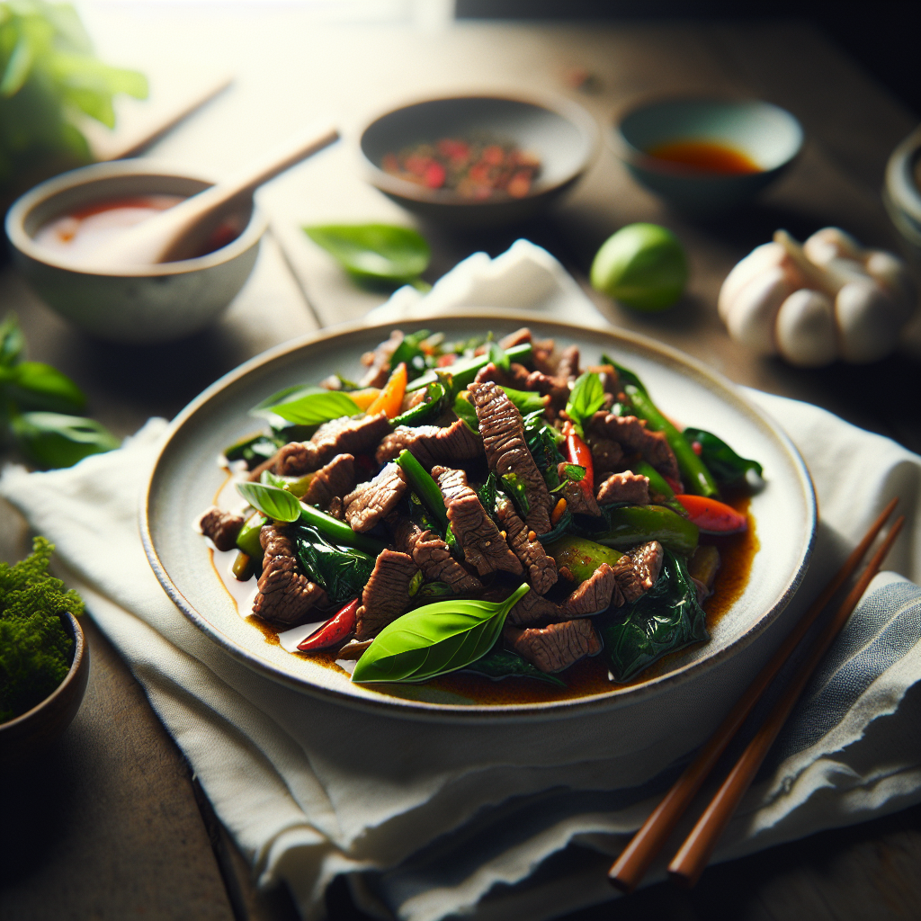 Thai Basil Beef Stir-Fry