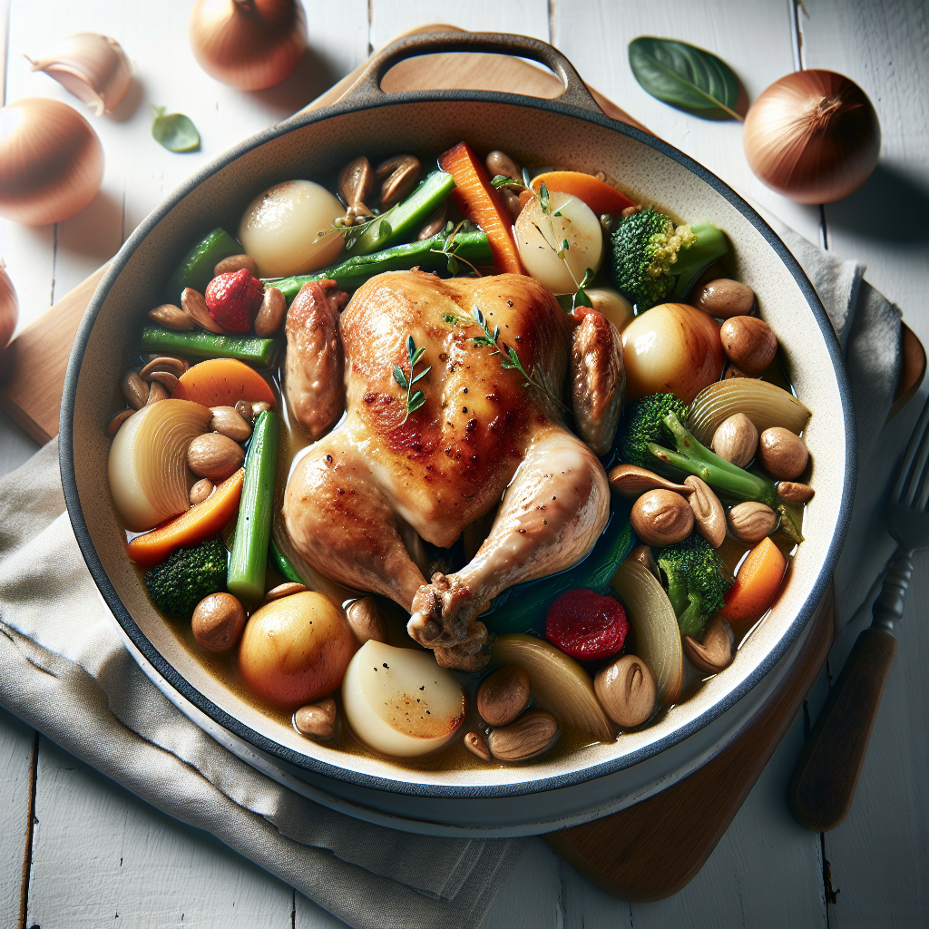 One-Pot Coq au Vin Blanc