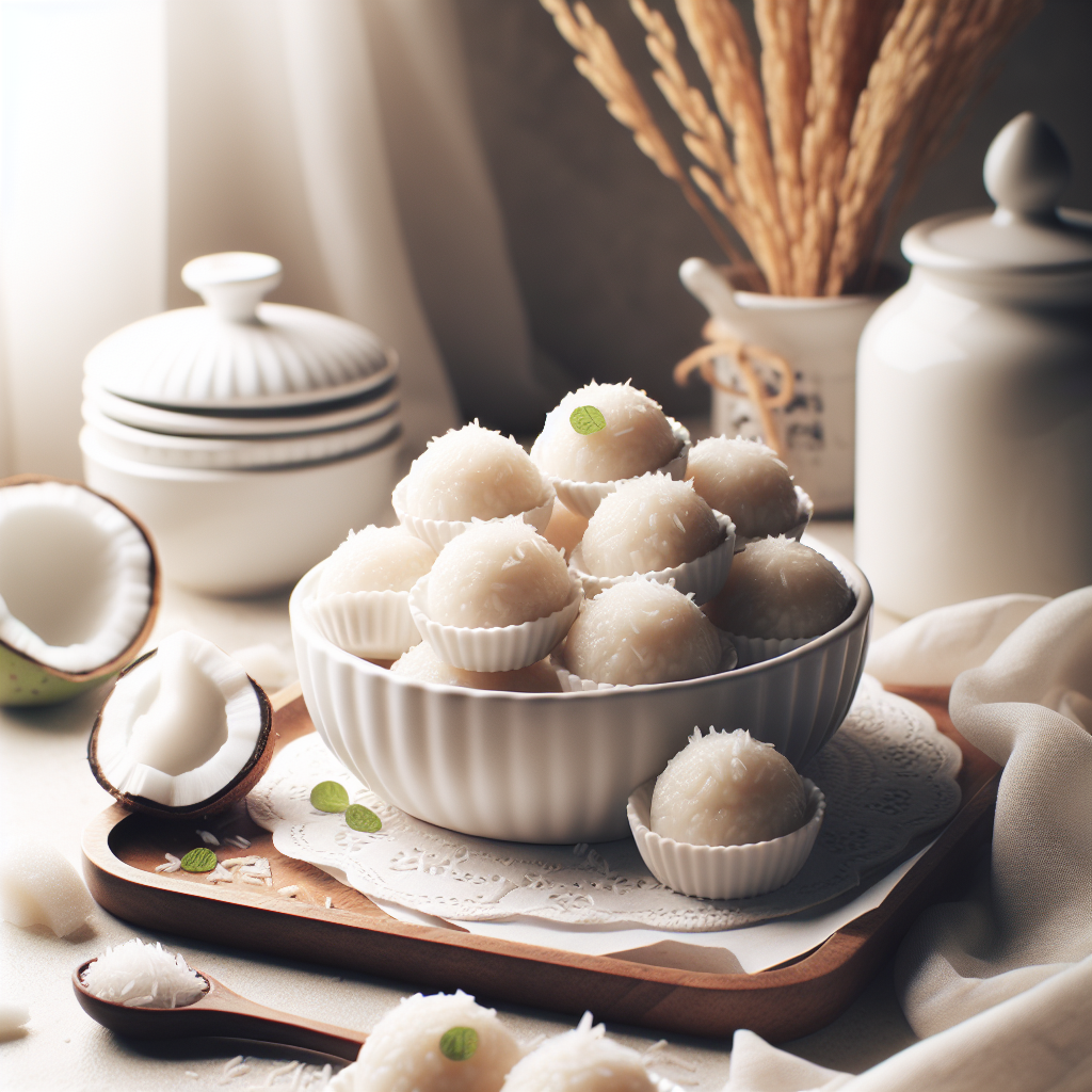 Thai Coconut Rice Pudding Bites