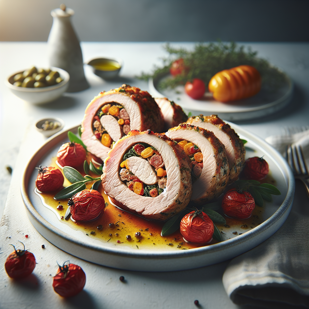 Mediterraan Gevulde Varkenshaas