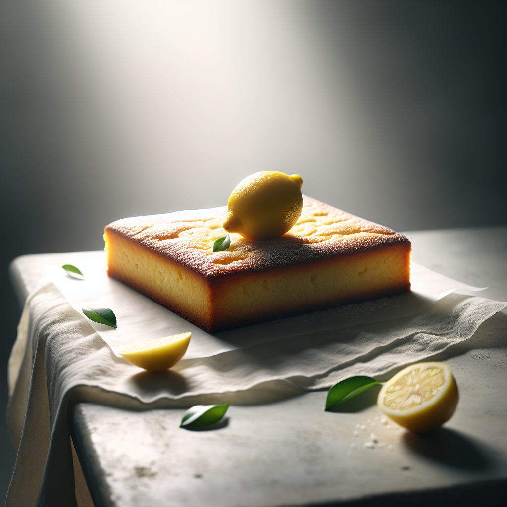 Medelhavs Plåtkaka med Citron och Ricotta