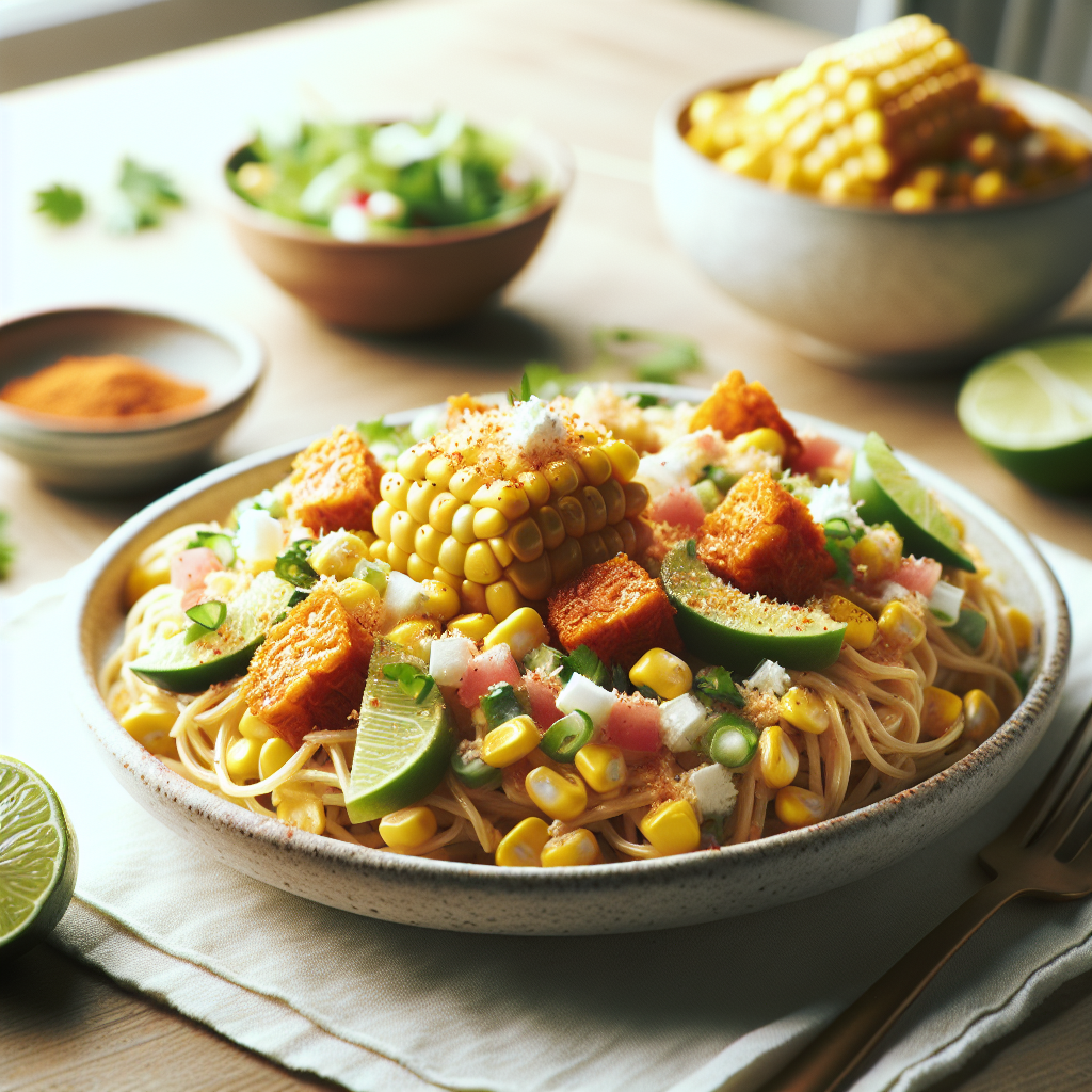 Mexican Street Corn Pasta Salad Cups