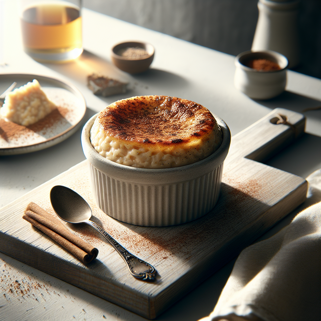 Spiced Rice Pudding Soufflé