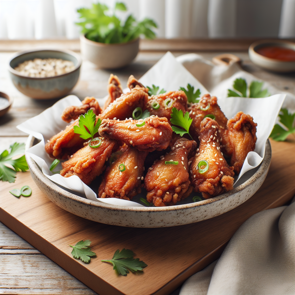 Air Fryer Korean Fried Chicken Wings