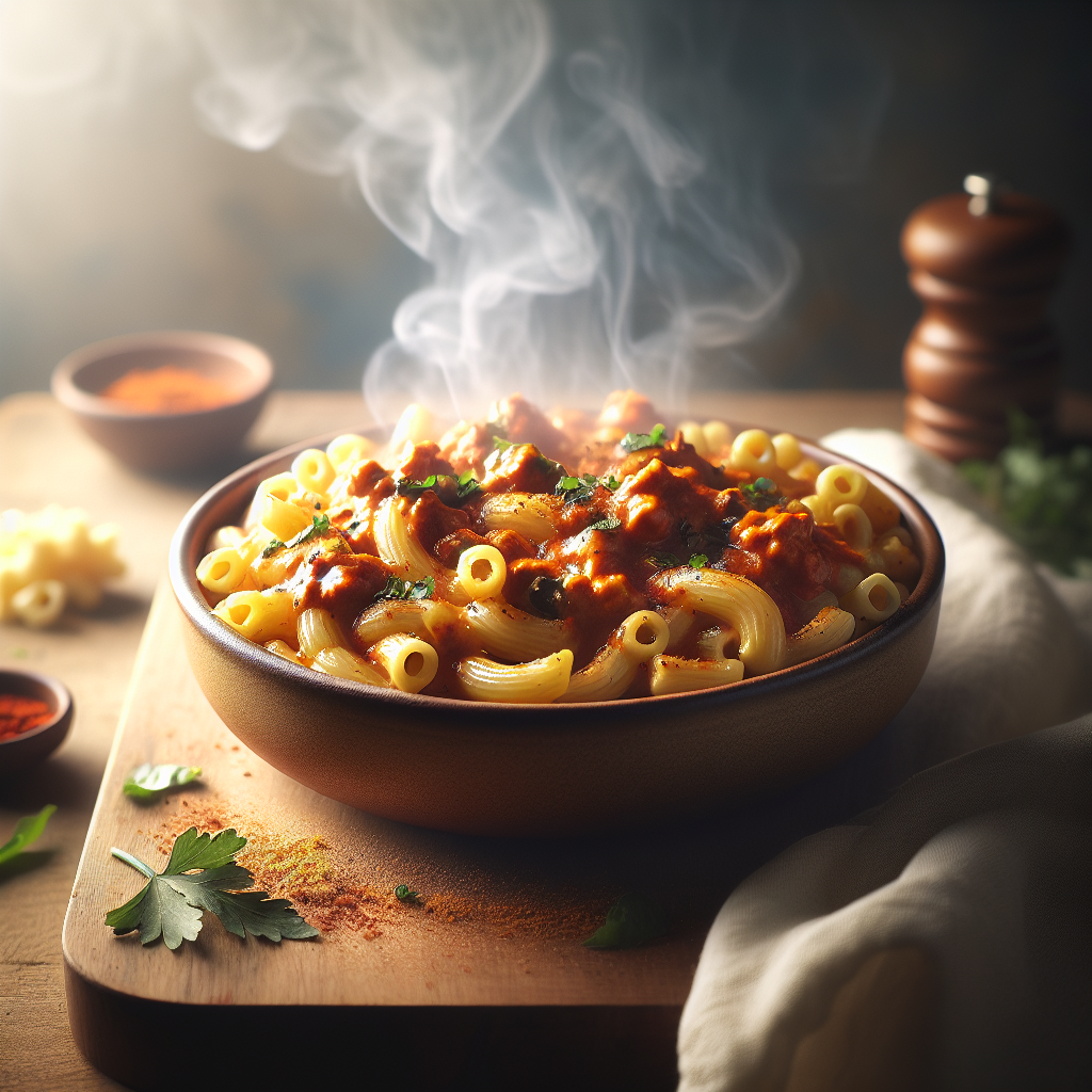 Smoky Tikka Masala Mac and Cheese
