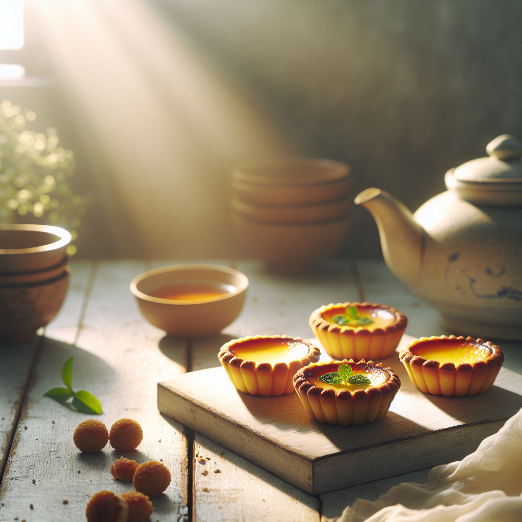 Thai Coconut Custard Tarts (Thong Yip)