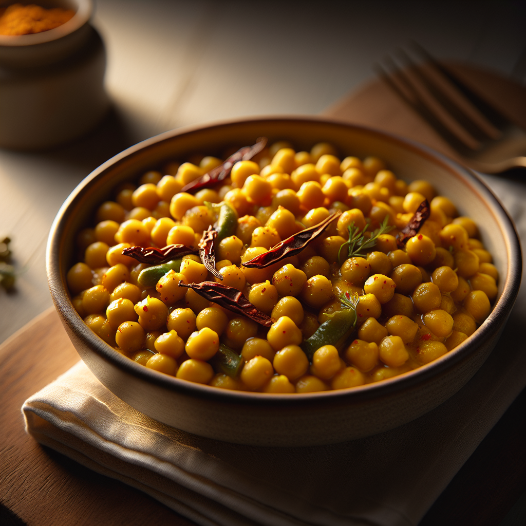 Indian Spiced Yellow Split Peas
