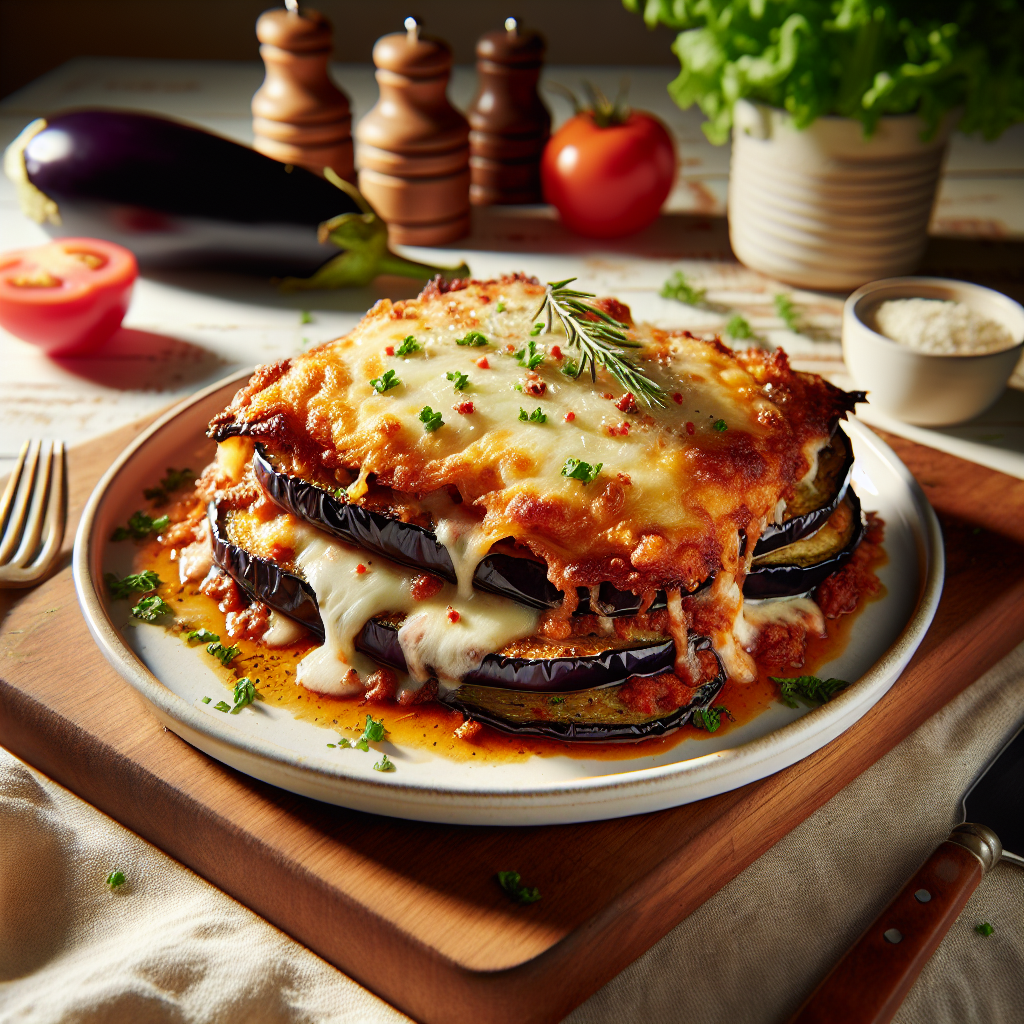 エアフライヤー茄子パルミジャーナ