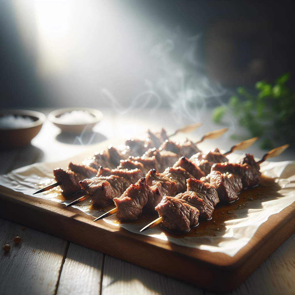 Mediterranean Grilled Beef Souvlaki