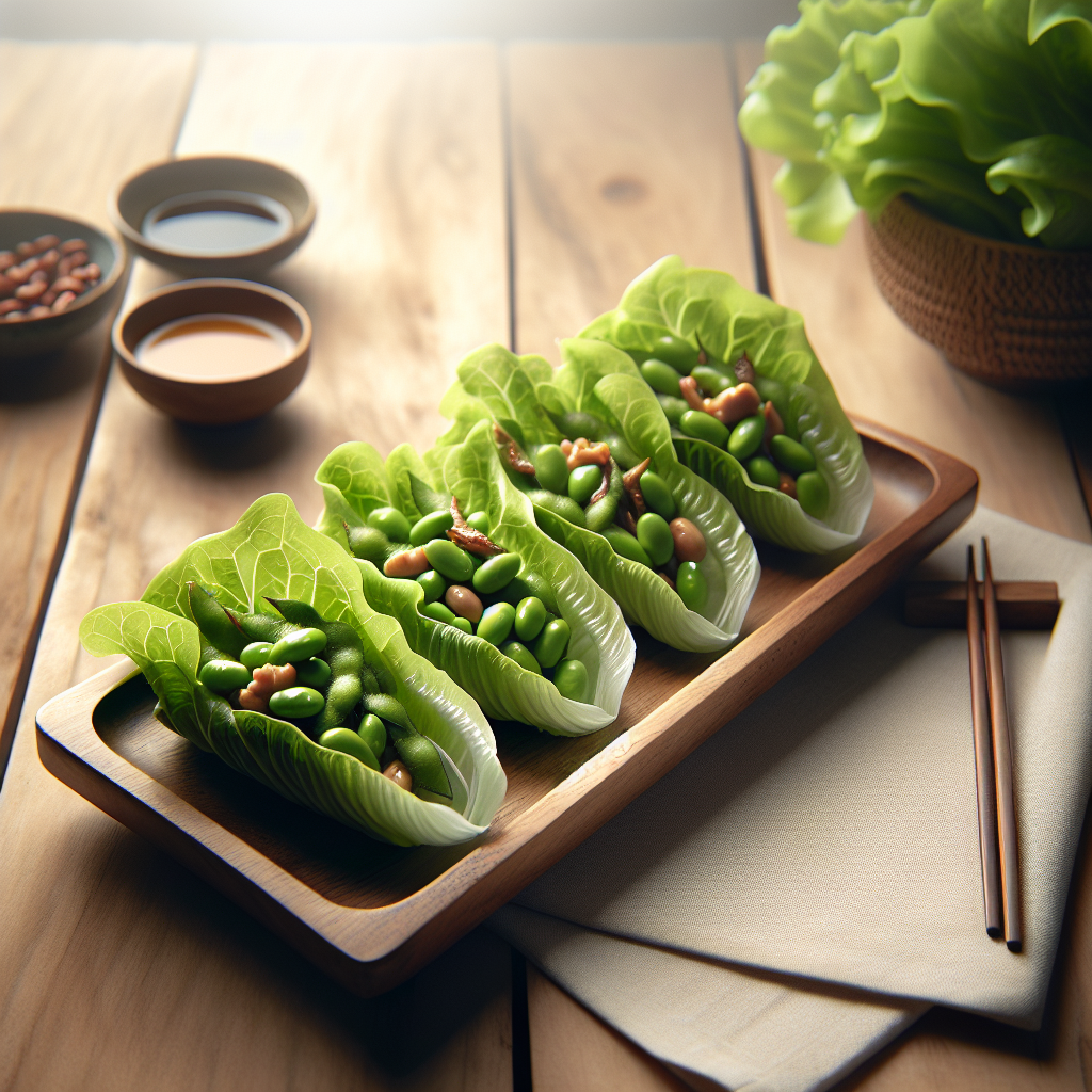 Thaiinspirerade Edamame Salladsrullar