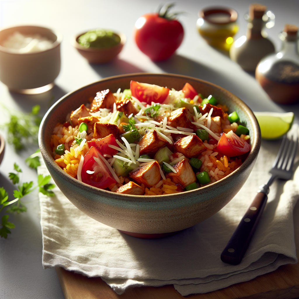 Air Fryer Mexican Rice Bowl