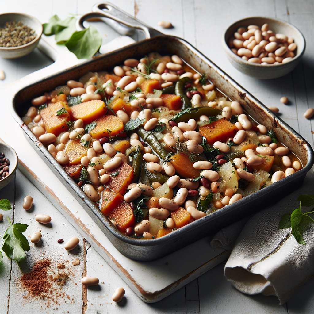 French-Style Sheet Pan Cassoulet with White Beans