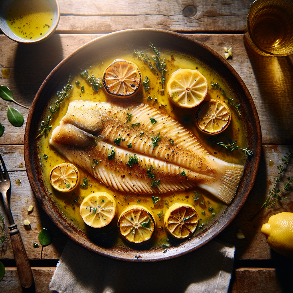 Classic Lemon Butter Sole Francese with Fresh Spring Herbs