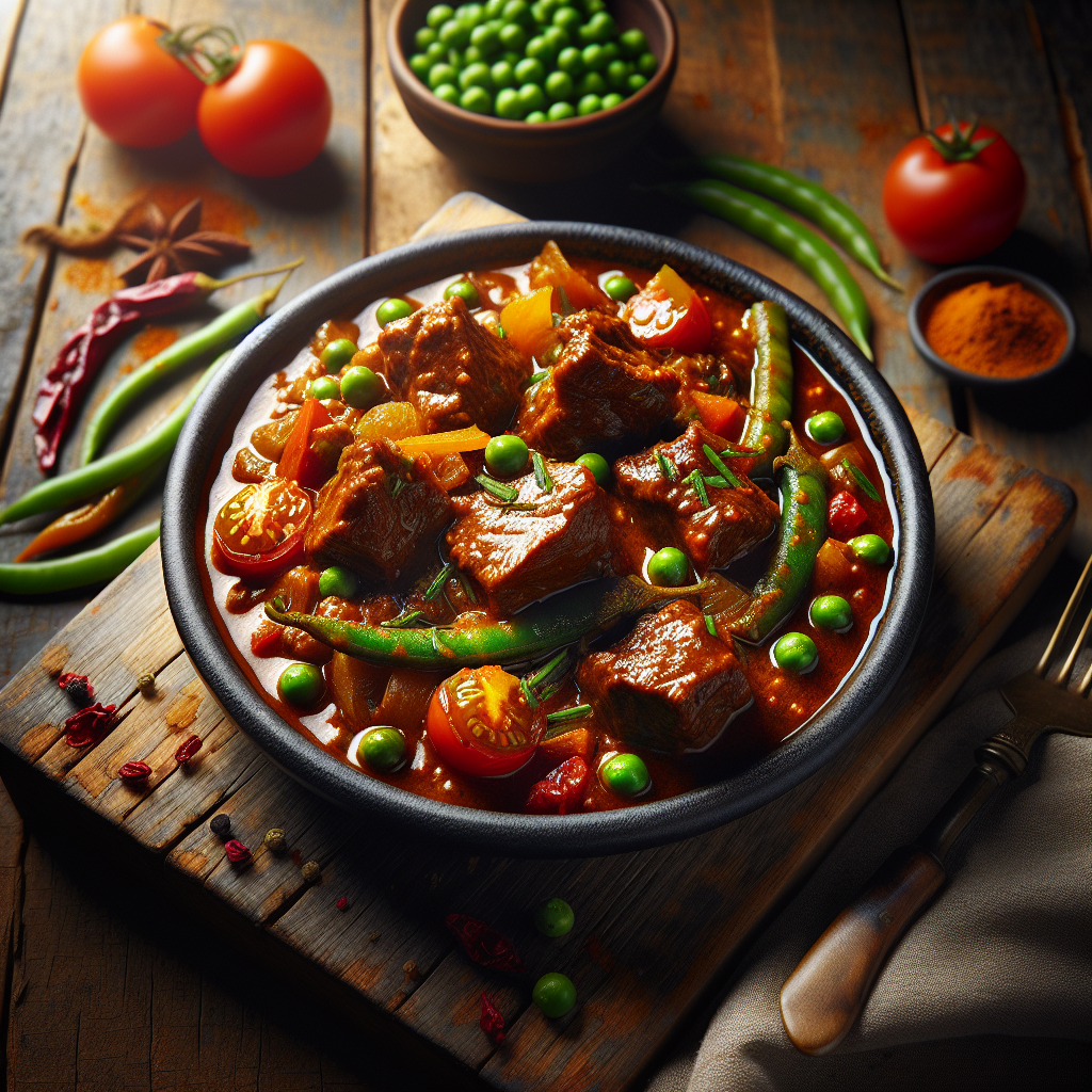 Khatta Lammekurry med Sur Tamarind og Vårkjøtt