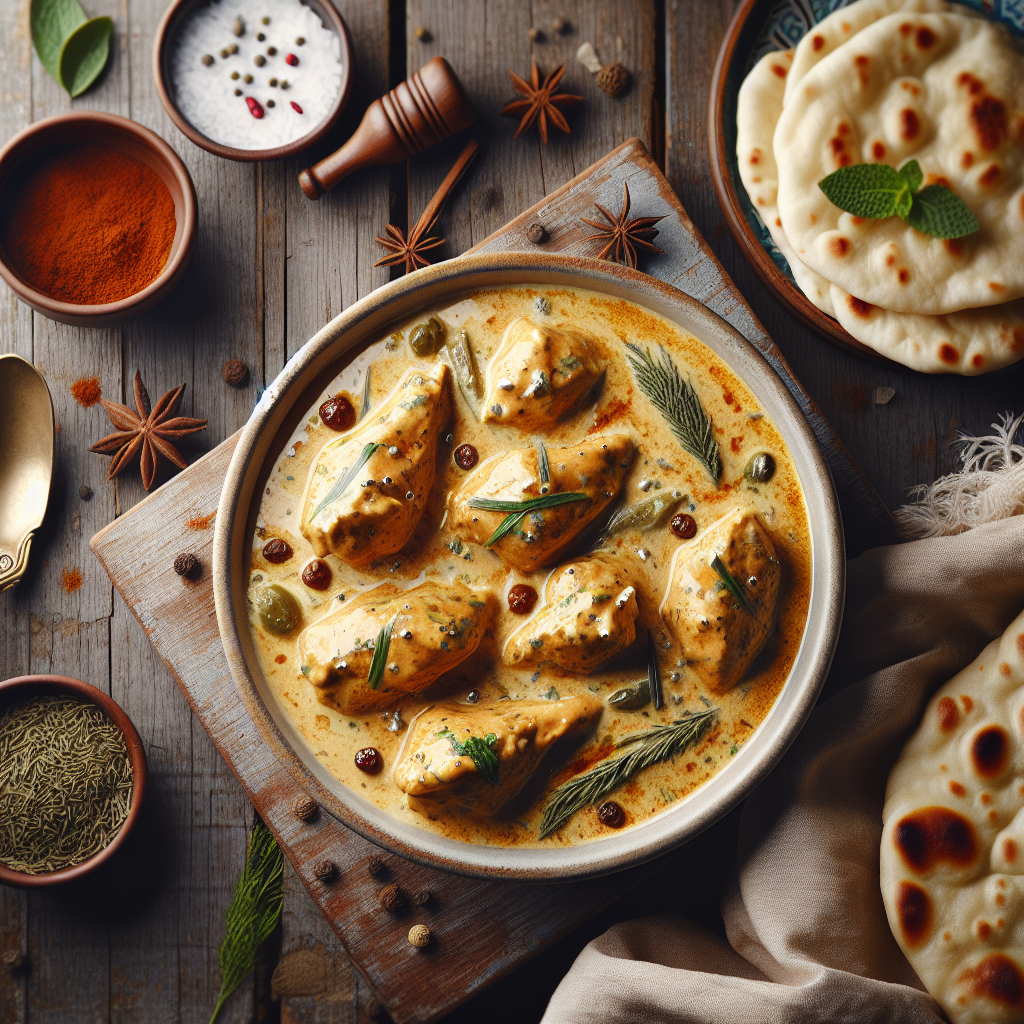 Kremete Malai Wali Murghi - Indisk Fløtekyllingcurry