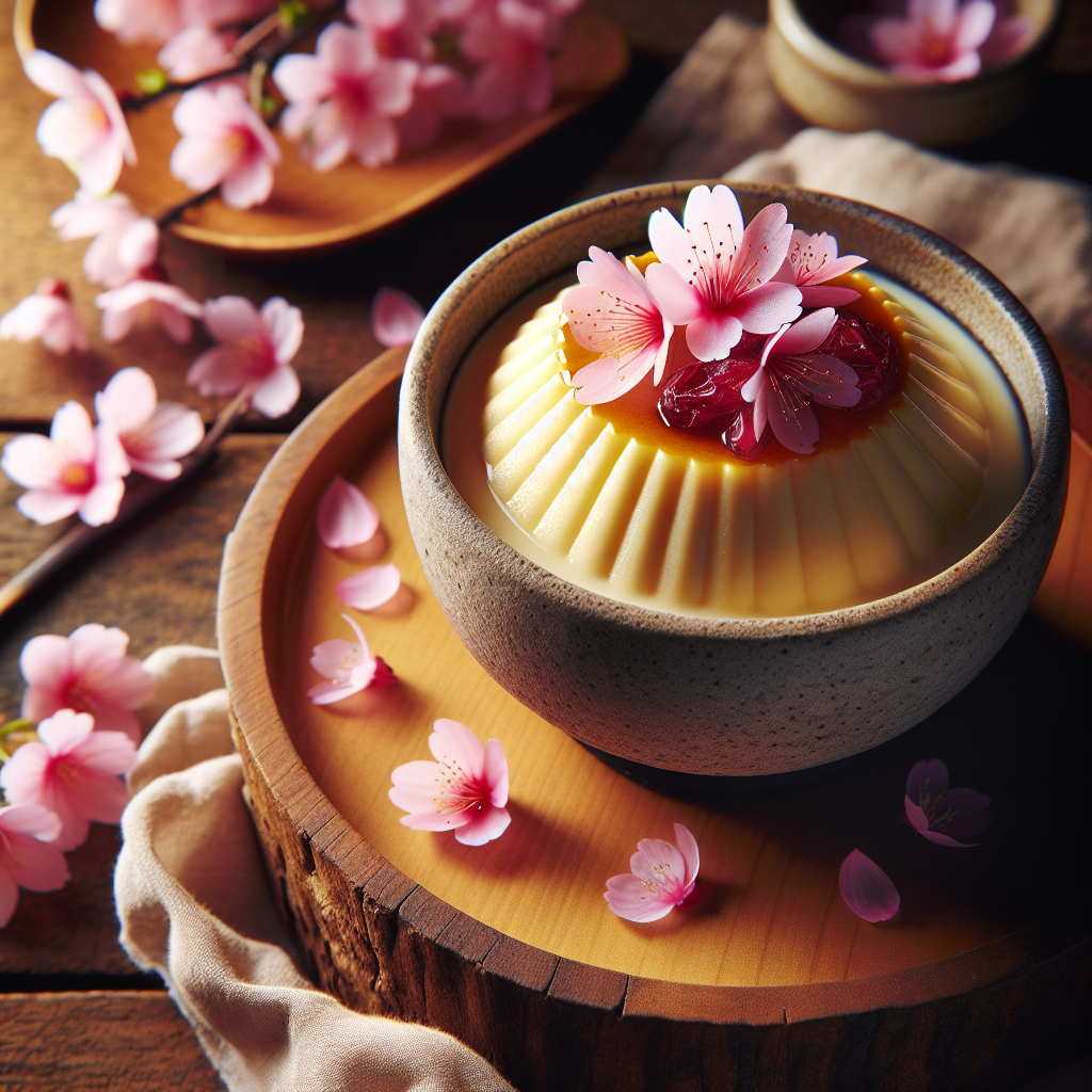 Sakura Chawanmushi: Japanese Spring Cherry Blossom Steamed Egg Custard