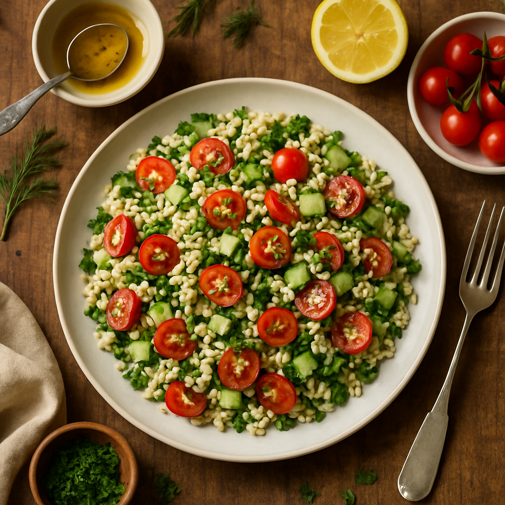 Mediterran Urtet Byggsal med Frisk Sitronglasur