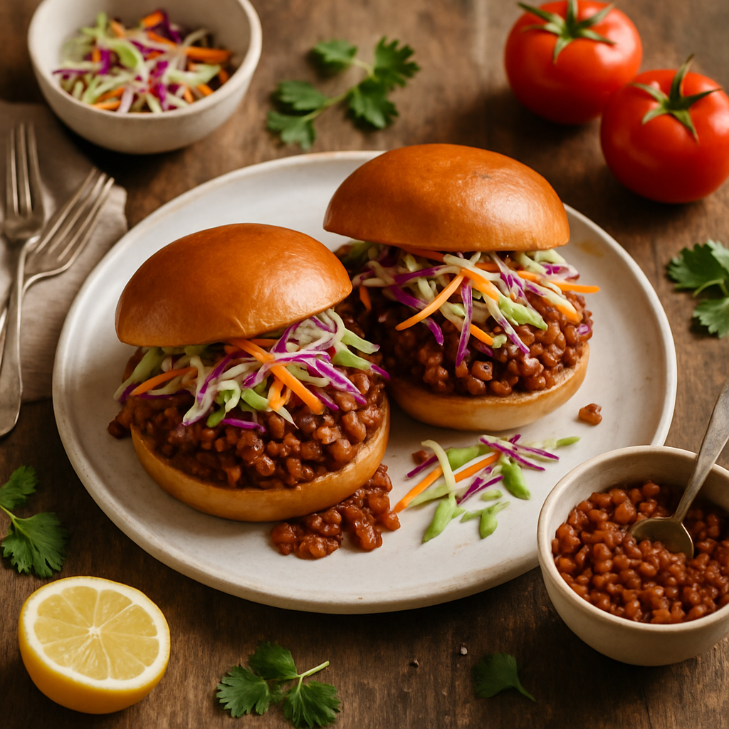 スモーキー・スノッビー・ジョーズ タンジーレンズ豆とスプリング・スローを添えて