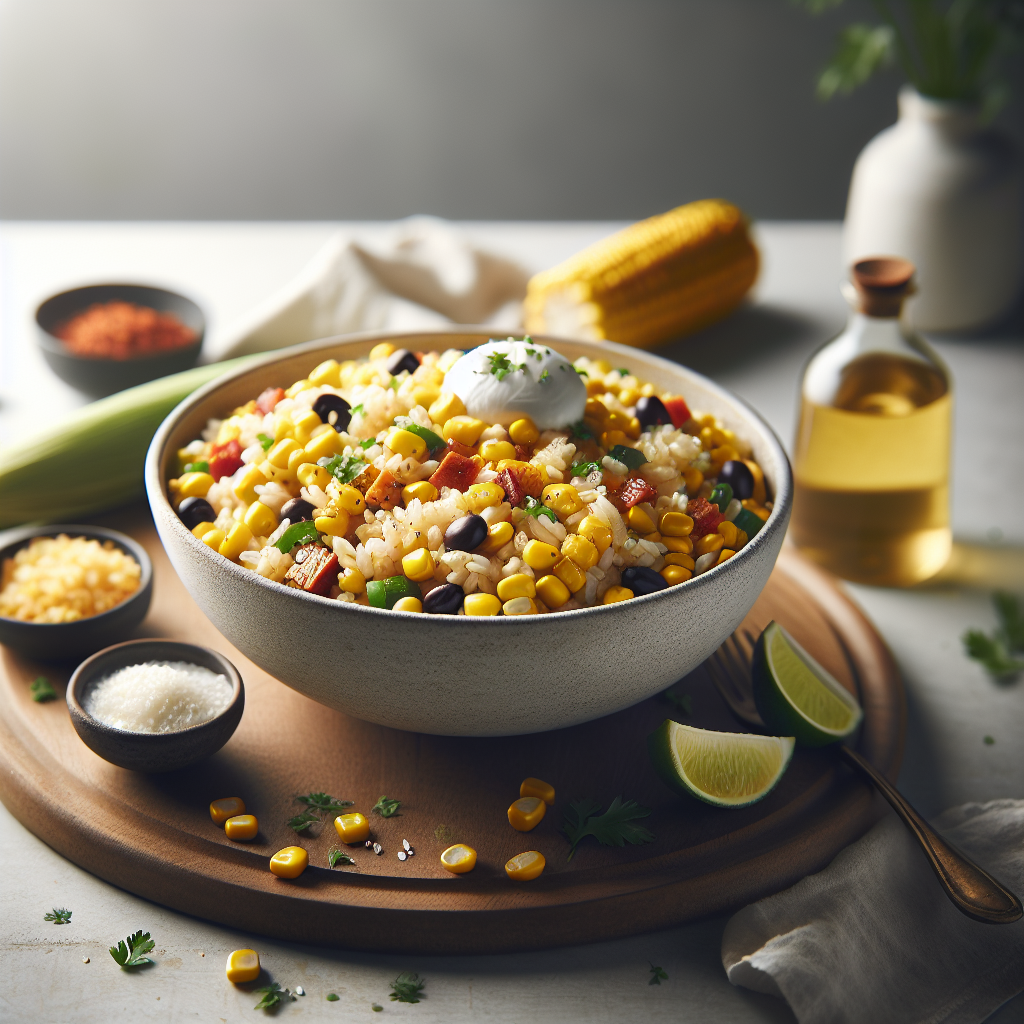 One-Pot Mexican Street Corn Rice