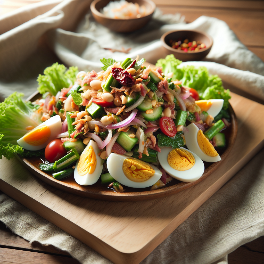 Thai Larb Kai (Raw Egg Salad)