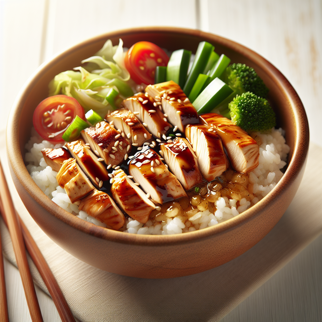 Japanese Chicken Teriyaki Rice Bowl