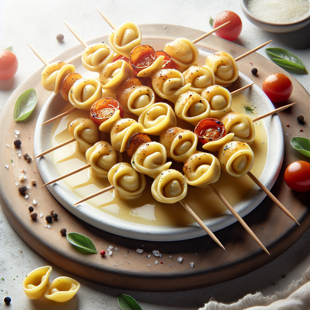 Klassiska Italienska Antipasto Tortellini Spett
