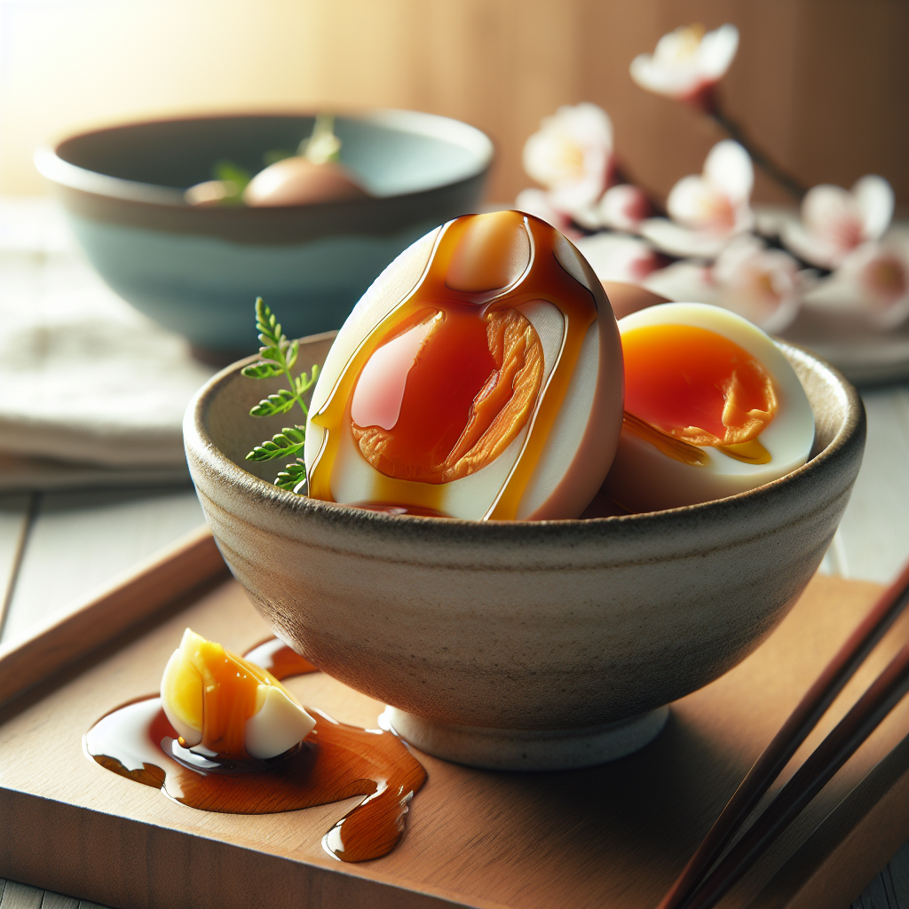 Japanese Ajitsuke Tamago (Marinated Soft-Boiled Eggs)