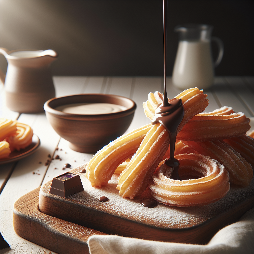 Airfryer Churros met Chocolade