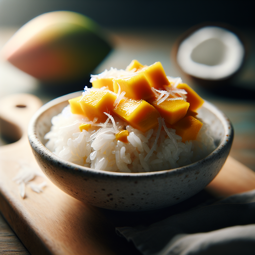 Thai Coconut Mango Sticky Rice
