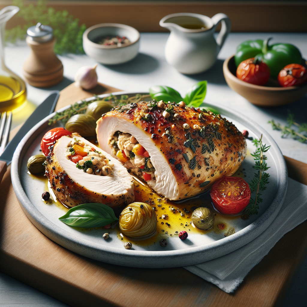 Mediterrane Gevulde Kipfilet