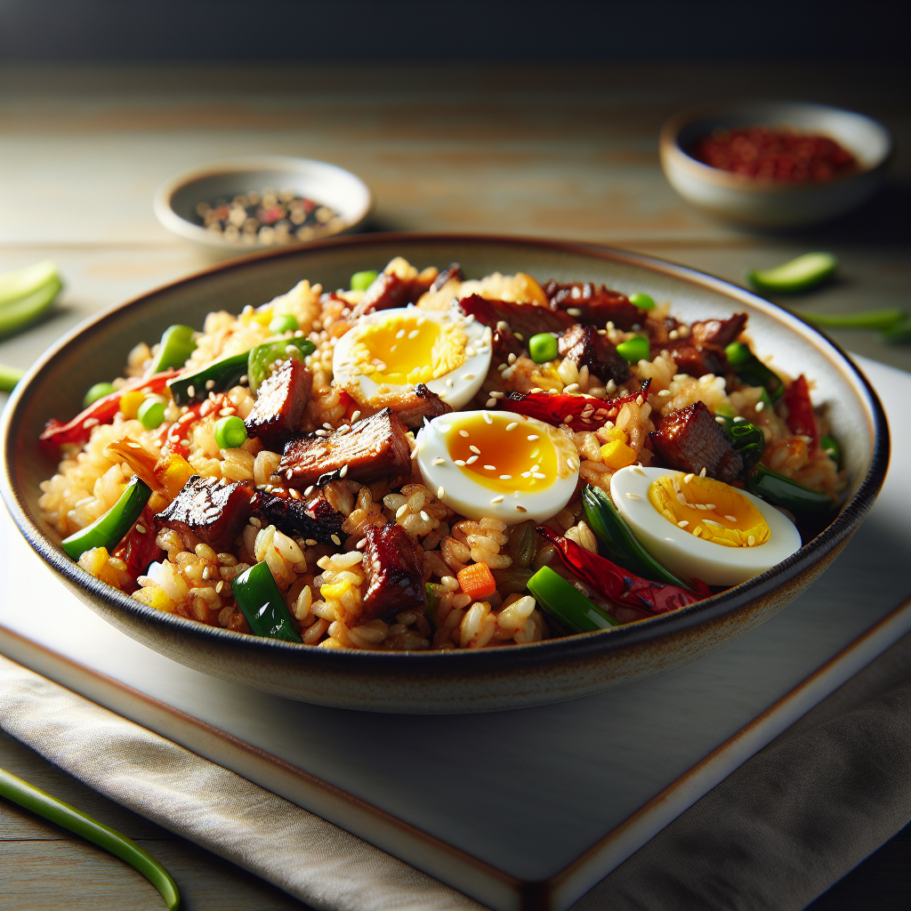Korean BBQ Egg Fried Rice