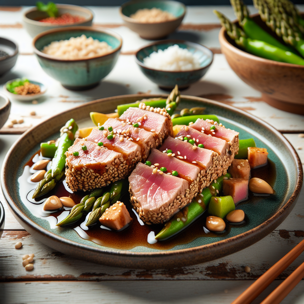 Asian Sesame Crusted Tuna Steaks