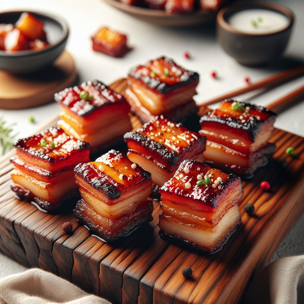 Korean BBQ Pork Belly Bites