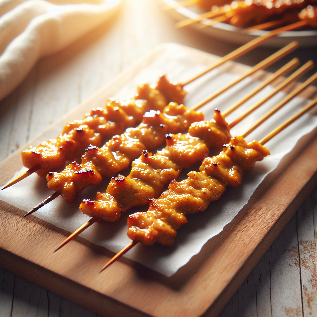 Thai Chicken Satay Skewers